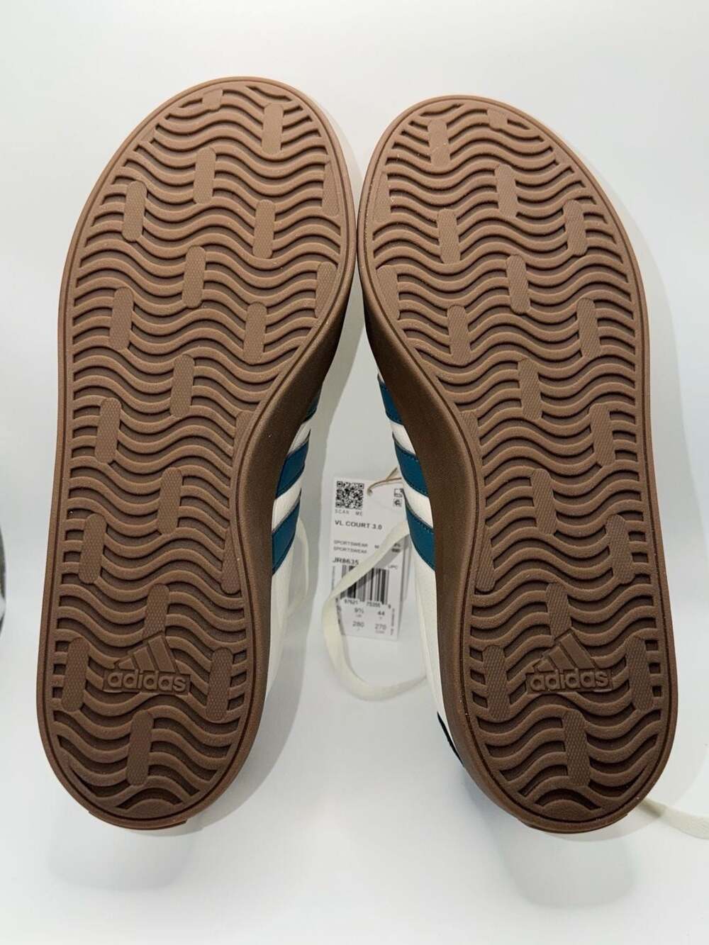 adidas VL Court 3.0 Shoes Cloud White Gum - Picture 5 of 5